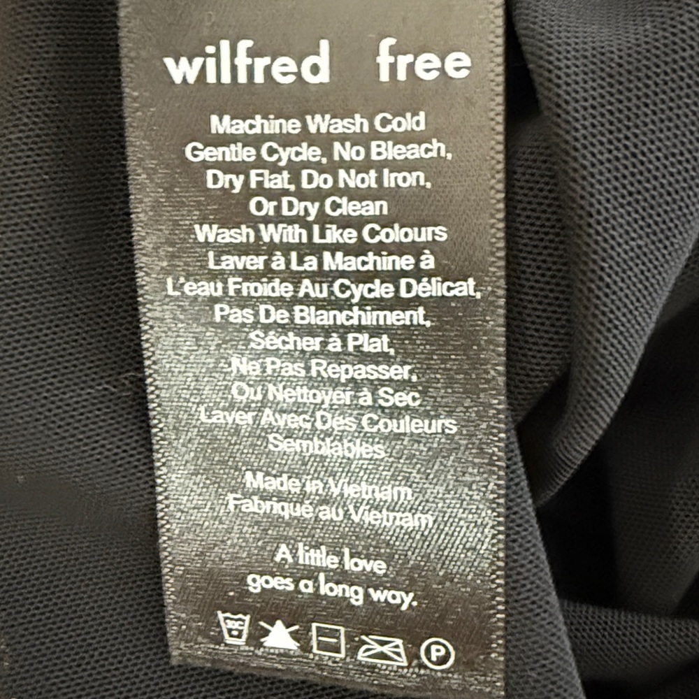Wilfred Semi-Sheer Mesh Crew Neck Long Sleeve Top - Picture 7 of 8